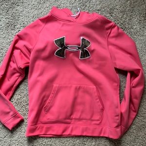 Under Armour sweatshirt.